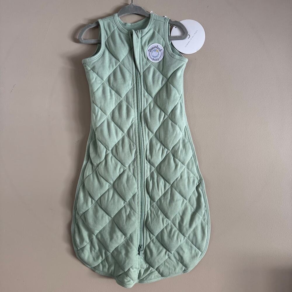 Dreamland Baby Weighted Sleep Sack Sage Green Size Small 0-6 Months Unisex NEW
